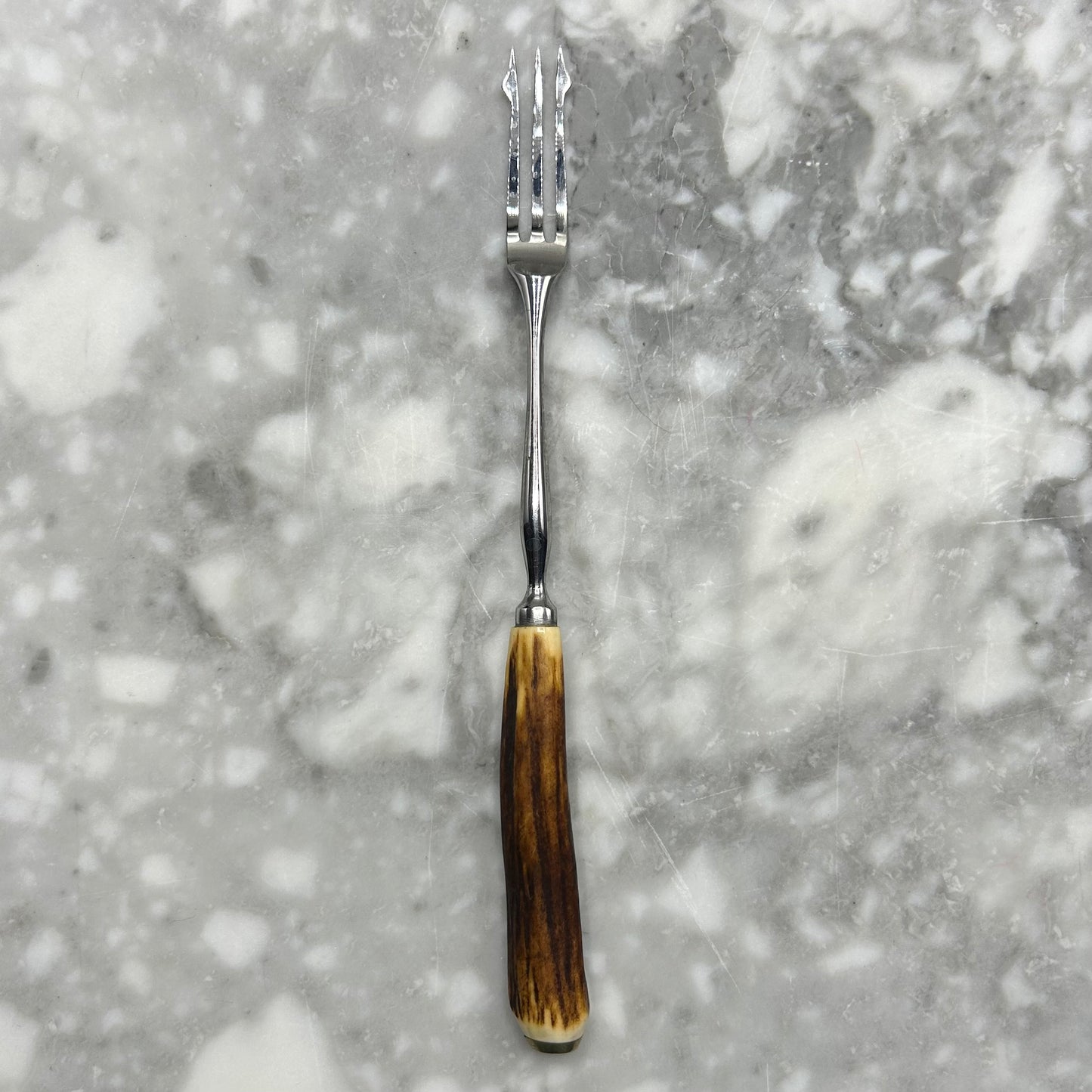 Bone handle pickle fork