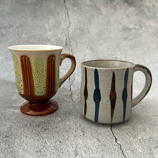 Pottery mugs