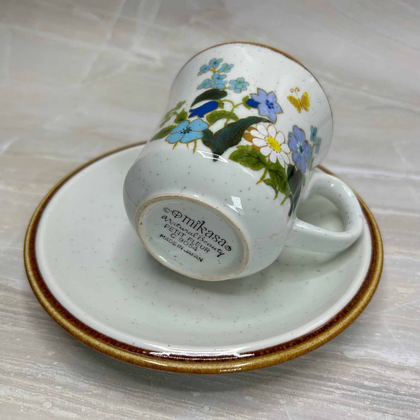 Set of 6 MIKASA “petit fleur” cup and saucer