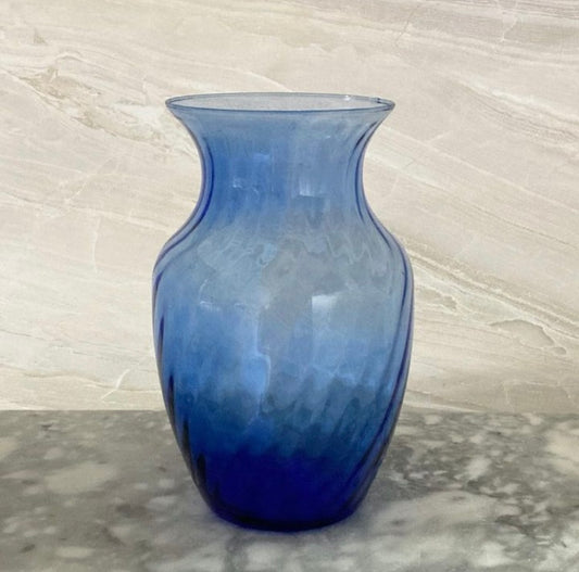 INDIANA GLASS swirl vase